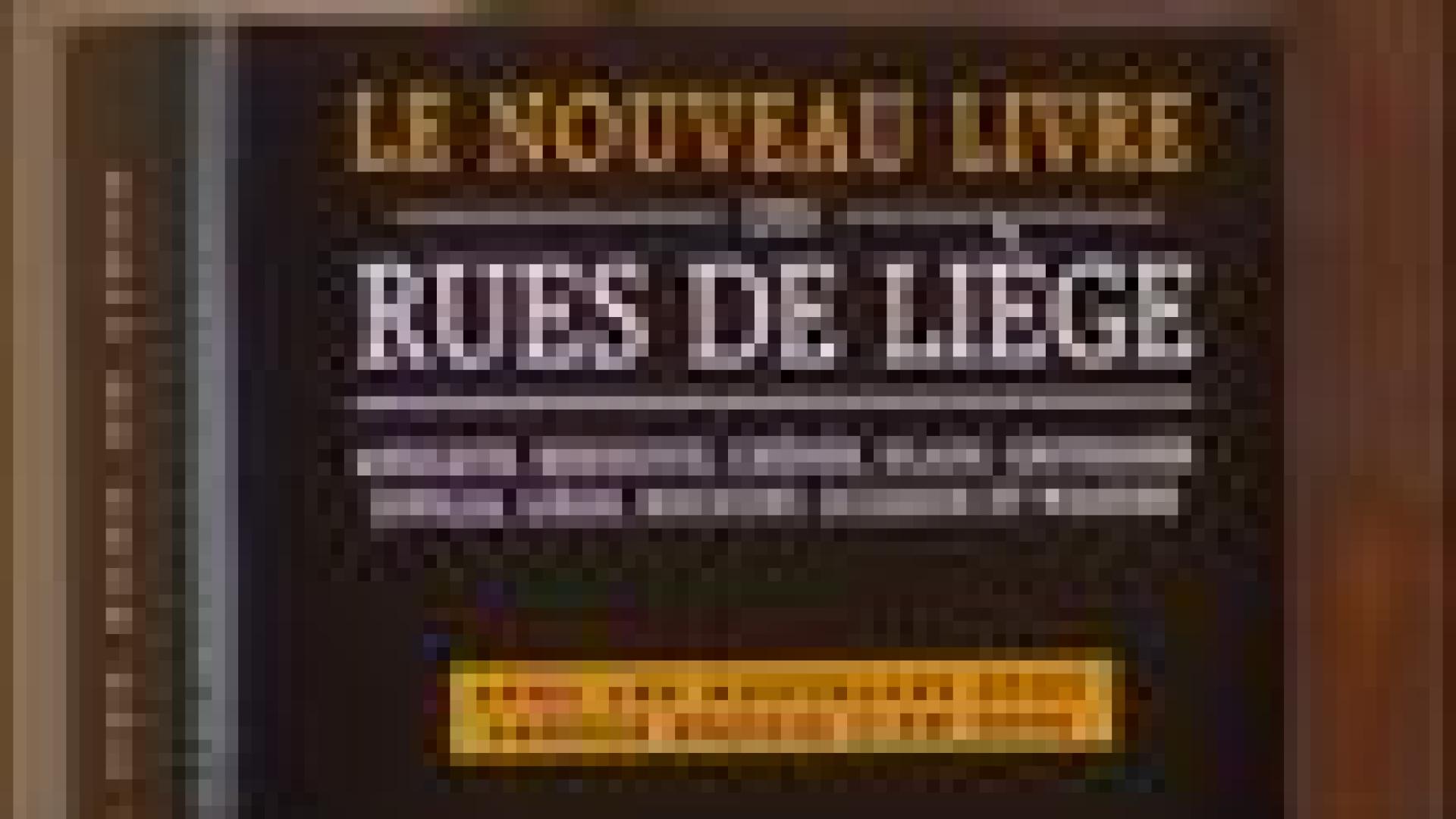 Livre Les rues de Liège